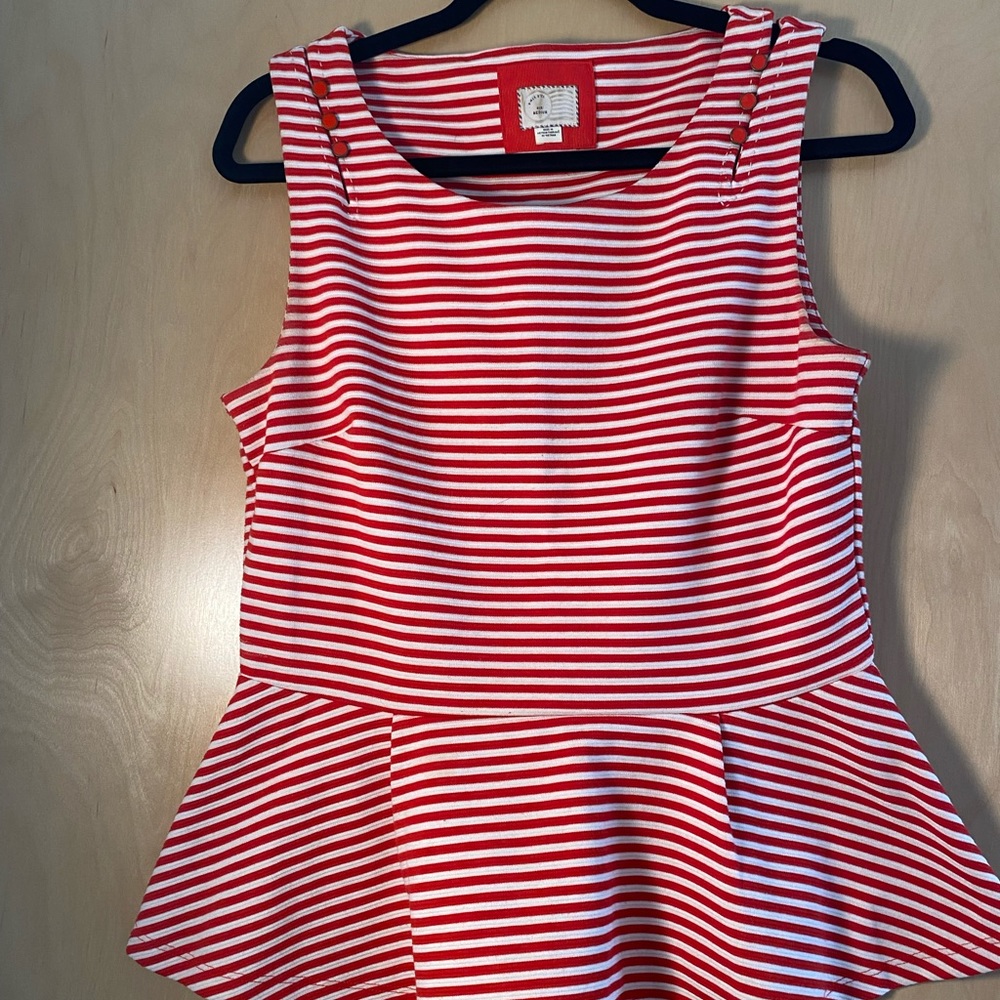 Anthropologie peplum tank